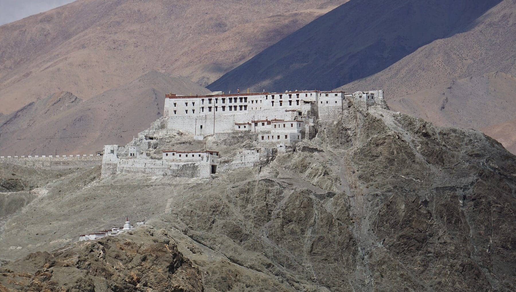 Hanle Gompa on its crag