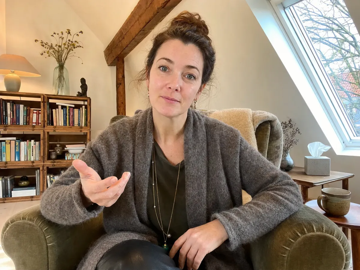 A practitioner answering questions during a recorded vetting interview